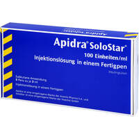 Apidra 100 E/ml SoloStar Fertigpen, 5x3 ml, Axicorp Pharma GmbH