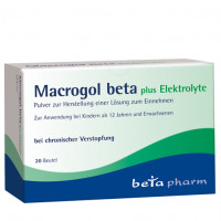Macrogol beta plus Elektrolyte Pulver, 20 st, betapharm Arzneimittel GmbH