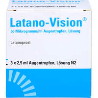 Latano-Vision 50 Mikrogramm/ml Augentropfen, 3x2.5 ml, Omnivision GmbH