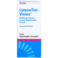 LatanoTim-Vision 50 Mikrogramm/ml+5mg/ml Augentr., 2,5 ml, Omnivision GmbH
