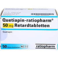 Quetiapin-ratiopharm 50mg Retardtabletten, 50 Stk., ratiopharm GmbH