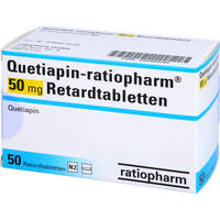 Quetiapin-ratiopharm 50mg Retardtabletten, 50 Stk., ratiopharm GmbH