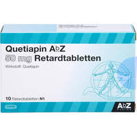Quetiapin AbZ 50mg Retardtabletten, 10 Stk., Abz Pharma GmbH