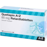 Quetiapin AbZ 50mg Retardtabletten, 10 Stk., Abz Pharma GmbH