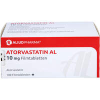 Atorvastatin AL 10 mg Filmtabletten, 100 st, Aliud Pharma GmbH