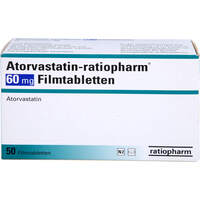 Atorvastatin-ratiopharm 60mg Filmtabletten, 50 Stk., ratiopharm GmbH