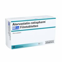 Atorvastatin-ratiopharm 60mg Filmtabletten, 50 Stk., ratiopharm GmbH