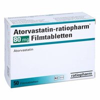Atorvastatin-ratiopharm 80mg Filmtabletten, 50 st, ratiopharm GmbH