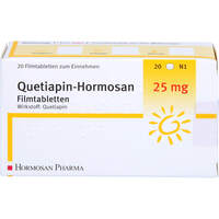Quetiapin-Hormosan 25mg Filmtabletten, 20 Stk., Hormosan Pharma GmbH