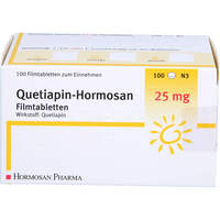 Quetiapin-Hormosan 25mg Filmtabletten, 100 st, Hormosan Pharma GmbH