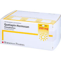 Quetiapin-Hormosan 200mg Filmtabletten, 100 st, Hormosan Pharma GmbH