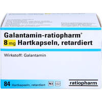 Galantamin-ratiopharm 8 mg Hartkapseln retardiert, 84 Stk., ratiopharm GmbH