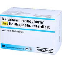 Galantamin-ratiopharm 8 mg Hartkapseln retardiert, 84 Stk., ratiopharm GmbH