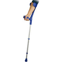 Unterarmstütze für Erwachsene mit Softgriff blau, 2 st, Careliv Produkte Ohg