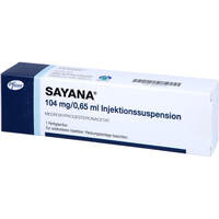 Sayana 104mg/0.65ml Injektionssusp.Fertigspritze, 1 st, Orifarm GmbH