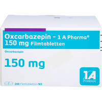 Oxcarbazepin - 1 A Pharma 150 mg Filmtabletten, 200 st, 1 A Pharma GmbH