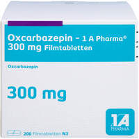 Oxcarbazepin - 1 A Pharma 300 mg Filmtabletten, 200 st, 1 A Pharma GmbH