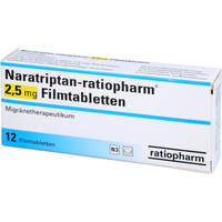 Naratriptan-ratiopharm 2.5 mg Filmtabletten, 12 st, ratiopharm GmbH