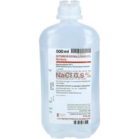Isotonische Kochsalz 0.9% PE-Flasche, 10x500 ml, Burg Pharma GmbH