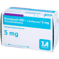 Donepezil-HCl - 1 A Pharma 5mg Schmelztabletten, 98 st, 1 A Pharma GmbH