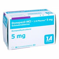 Donepezil-HCl - 1 A Pharma 5mg Schmelztabletten, 98 st, 1 A Pharma GmbH