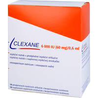Clexane 6000 I.E.(60mg)/0.6ml Injektionsloe SI SYS, 10 st, Emra-Med Arzneimittel GmbH