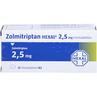 Zolmitriptan-HEXAL 2.5 mg Filmtabletten, 12 st, HEXAL AG
