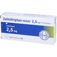 Zolmitriptan-HEXAL 2.5 mg Filmtabletten, 12 st, HEXAL AG