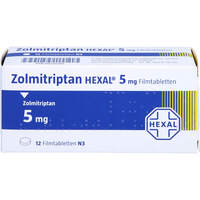 Zolmitriptan-HEXAL 5 mg Filmtabletten, 12 st, HEXAL AG