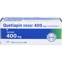 Quetiapin HEXAL 400 mg Filmtabletten, 50 st, HEXAL AG