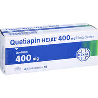 Quetiapin HEXAL 400 mg Filmtabletten, 50 st, HEXAL AG