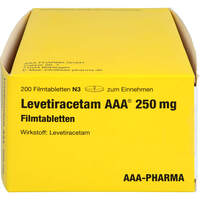 Levetiracetam AAA 250mg Filmtabletten, 200 st, Aaa - Pharma GmbH