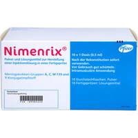 NIMENRIX, 10 Stk., Pfizer Pharma GmbH NIMENRIX, 10 Stk., Pfizer Pharma GmbH