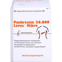 PANKREATIN 20000 LAVES MIKRO, 50 Stk., Laves-Arzneimittel GmbH