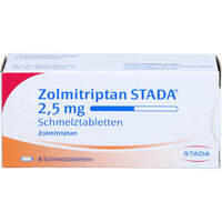 Zolmitriptan STADA 2.5mg Schmelztabletten, 6 Stk., STADAPHARM GmbH