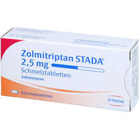 Zolmitriptan STADA 2.5mg Schmelztabletten, 6 Stk., STADAPHARM GmbH