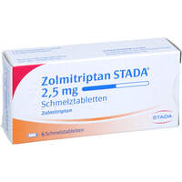 Zolmitriptan STADA 2.5mg Schmelztabletten, 6 Stk., STADAPHARM GmbH