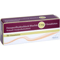 Donepezilhydrochlorid Bluefish 5mg Filmtabletten, 56 Stk., Bluefish Pharma GmbH