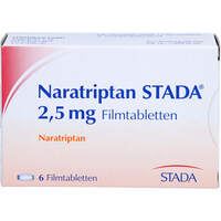 Naratriptan STADA 2.5mg Filmtabletten, 6 Stk., STADAPHARM GmbH