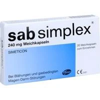 Sab Simplex 240mg Weichkapseln, 20 Stück, Pfizer Pharma GmbH