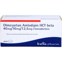 Olmesartan Amlodipin HCT beta 40mg/10mg/12.5mg FTA, 98 st, betapharm Arzneimittel GmbH