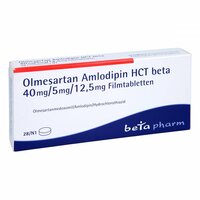 Olmesartan Amlodipin HCT beta 40mg/5mg/12.5mg FTA, 28 st, betapharm Arzneimittel GmbH
