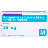Galantamin - 1 A Pharma 16mg Hartkapseln retardier, 28 Stk., 1 A Pharma GmbH