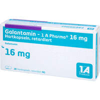 Galantamin - 1 A Pharma 16mg Hartkapseln retardier, 28 Stk., 1 A Pharma GmbH