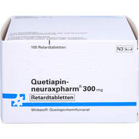 Quetiapin-neuraxpharm 300 mg Retardtabletten, 100 st, neuraxpharm Arzneimittel GmbH