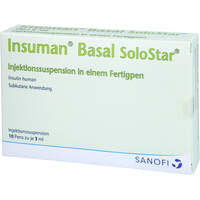 Insuman Basal 100 I.E./ml Solostar Fertigpen, 10x3 ml, Orifarm GmbH