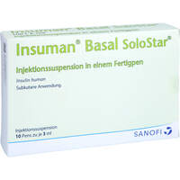 Insuman Basal 100 I.E./ml Solostar Fertigpen, 10x3 ml, Orifarm GmbH