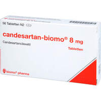 candesartan-biomo 8mg Tabletten, 56 st, Biomo Pharma GmbH