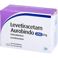 Levetiracetam Aurobindo 250 mg Filmtabletten, 50 Stk., PUREN Pharma GmbH & Co. KG