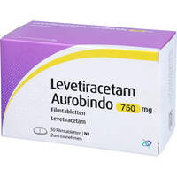 Levetiracetam Aurobindo 750 mg Filmtabletten, 50 Stk., PUREN Pharma GmbH & Co. KG